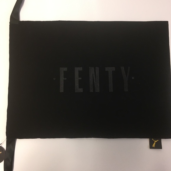 🆕 Fenty Puma Black Duster Bag with Drawstring - Picture 1 of 2